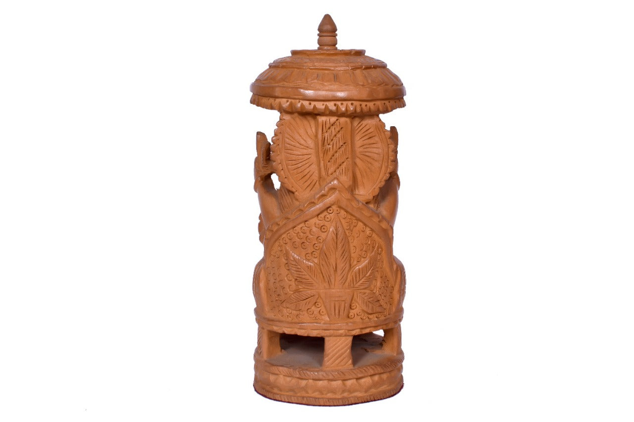 JAIPURWALA GANESH/LORD GAURISUT GANESHA Wooden STATUE 027