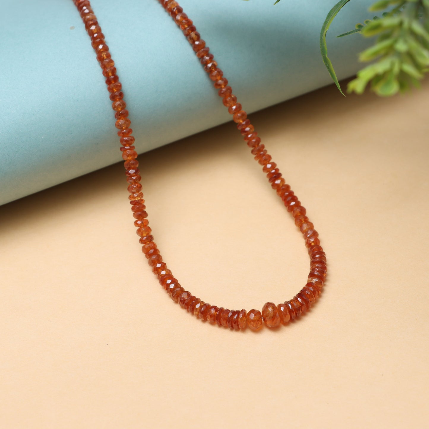 Spessartite Necklace for Women - January Birthstone Necklace