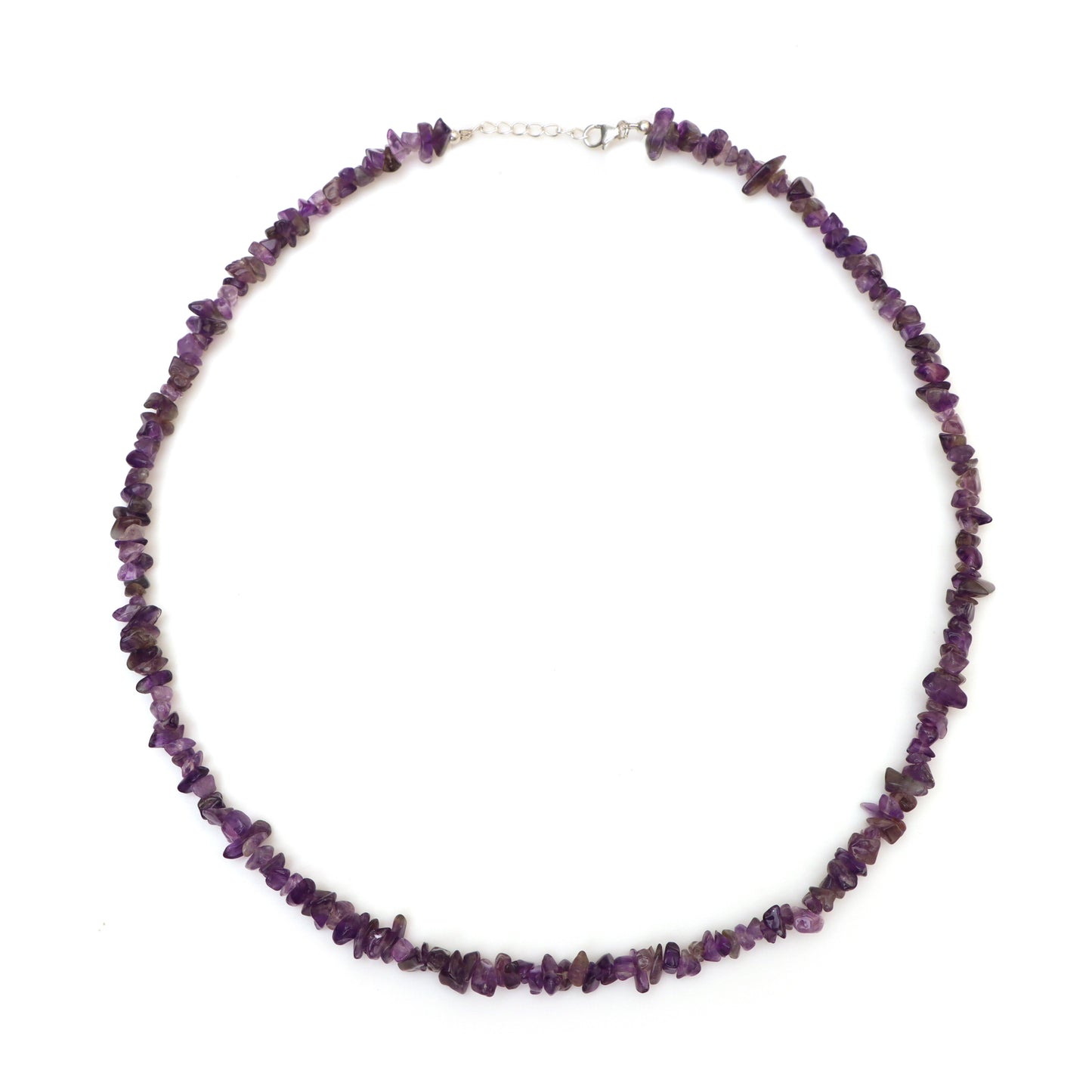 Amethyst Chips Beads & Nuggets Handmade Jewelry Necklace for Women | February Birthstone Necklace | Price Per Necklace