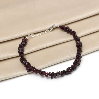 Handcrafted Garnet Bracelet for Women – January Birthstone Bracelet