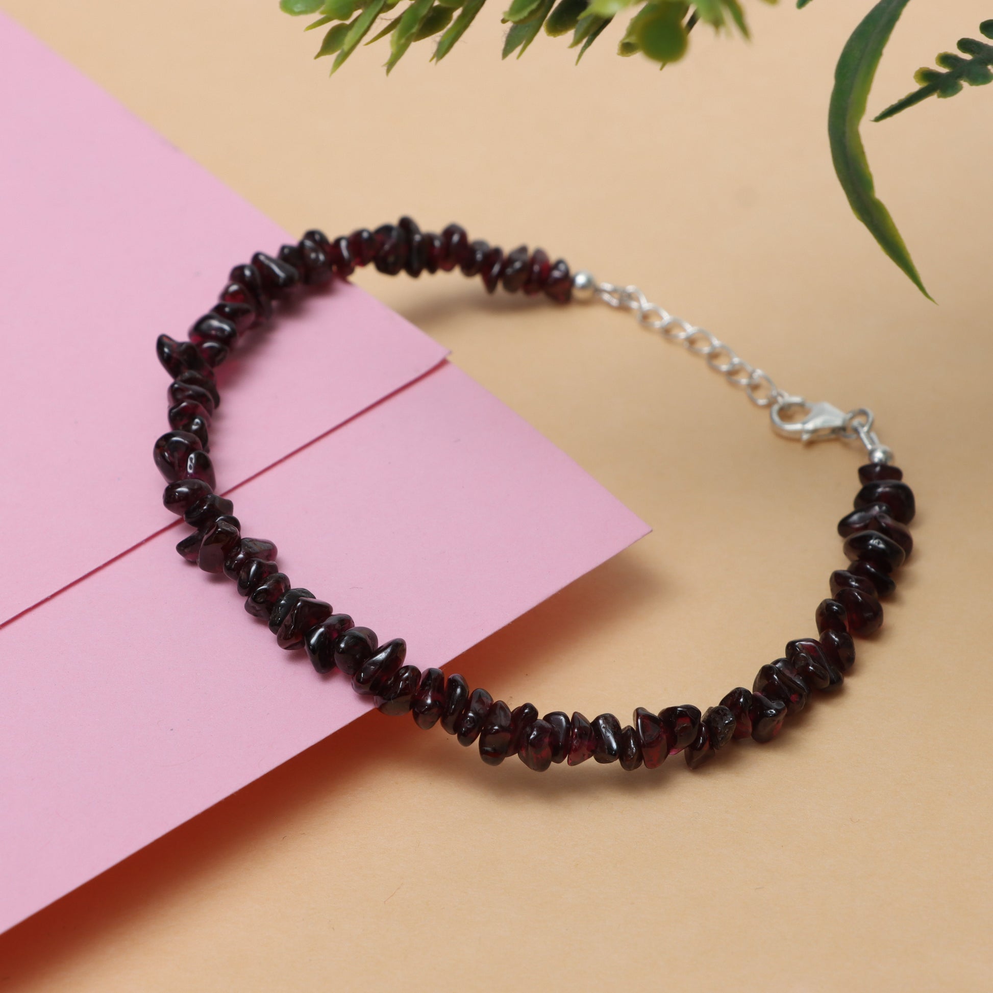 Handcrafted Garnet Bracelet for Women – January Birthstone Bracelet