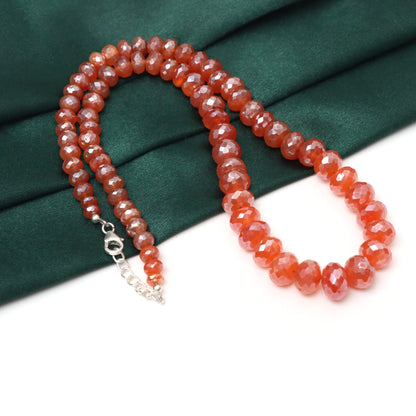 Carnelian Necklace for Women - July Birthstone Necklace