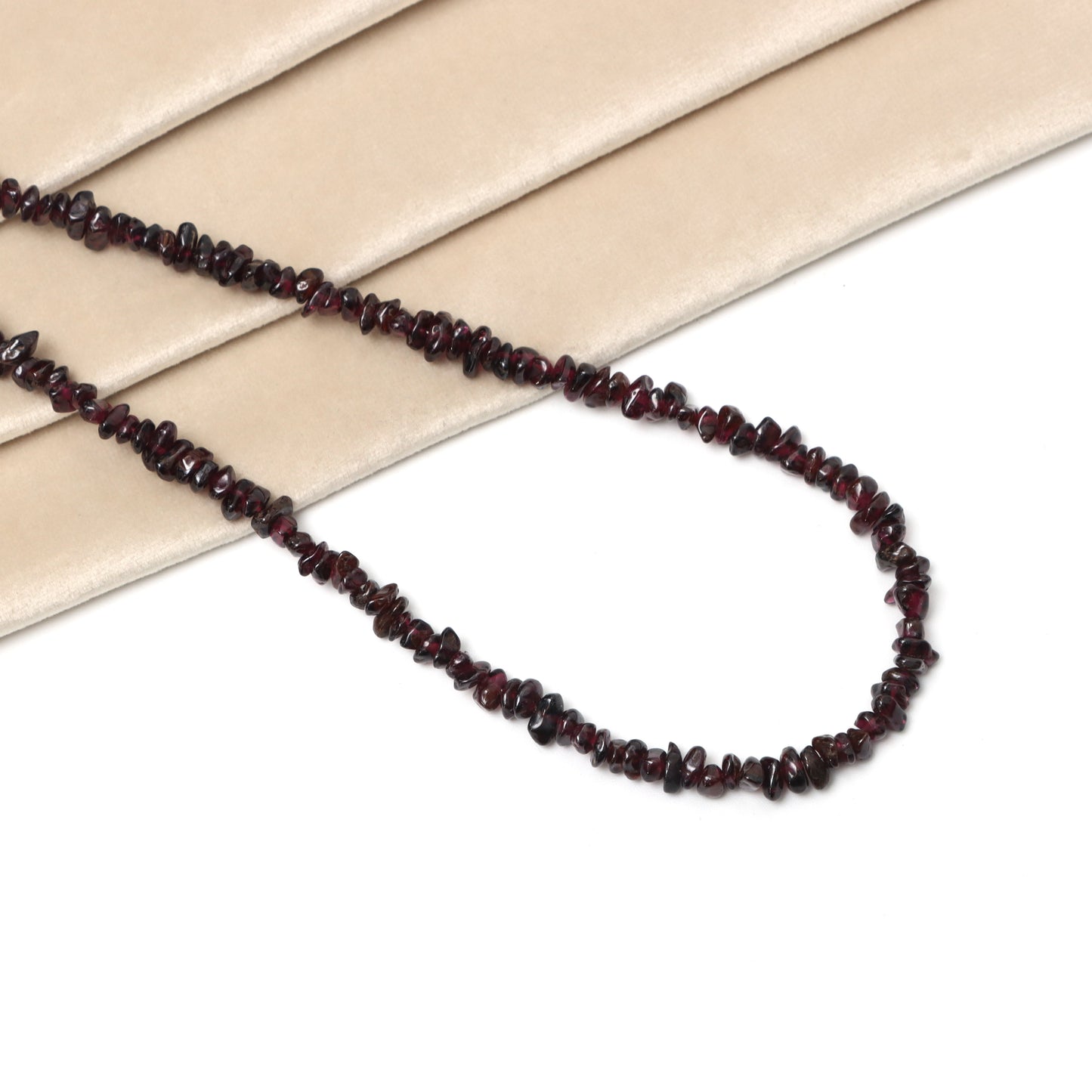 Garnet Gemstone Necklace – January Birthstone Necklace for Women