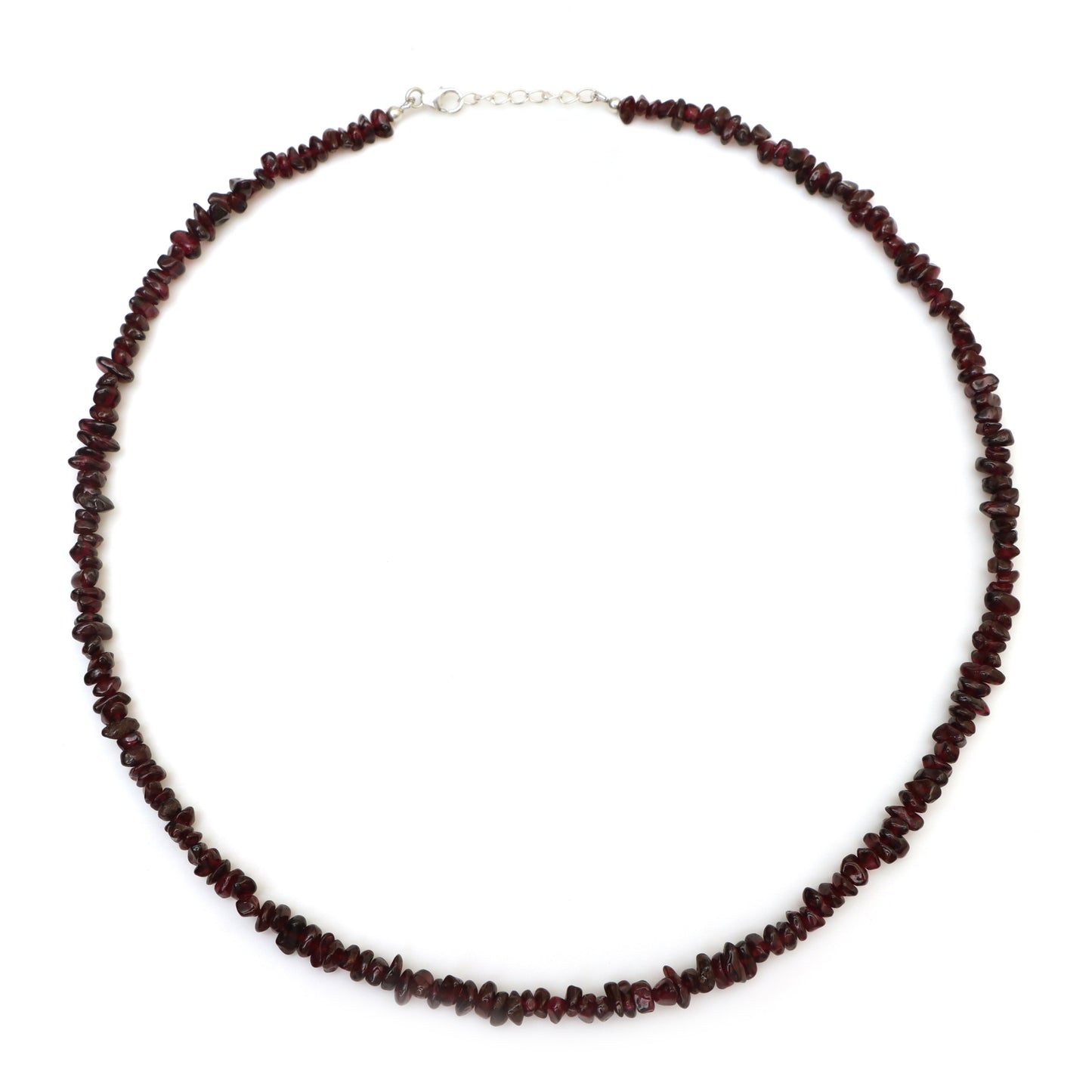 Garnet Gemstone Necklace – January Birthstone Necklace for Women