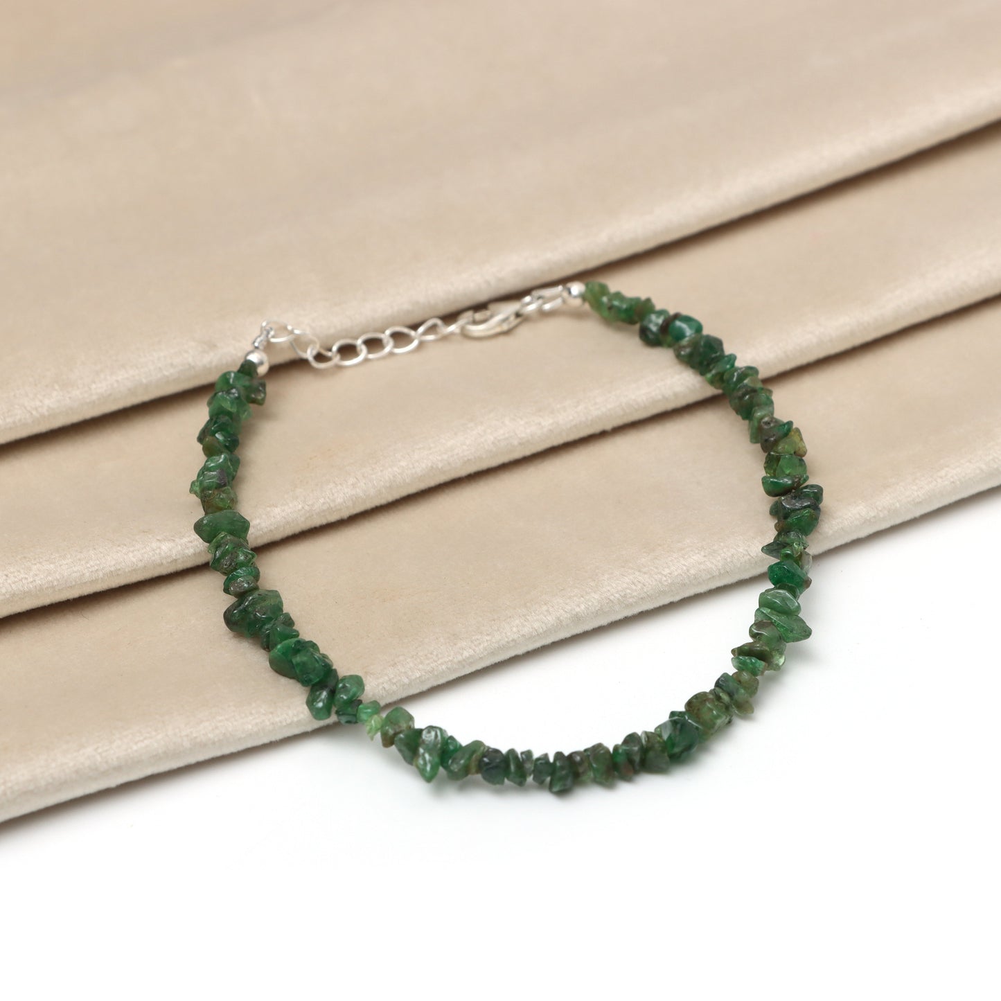 Tsavorite Bracelet for Women - January Birthstone Bracelet