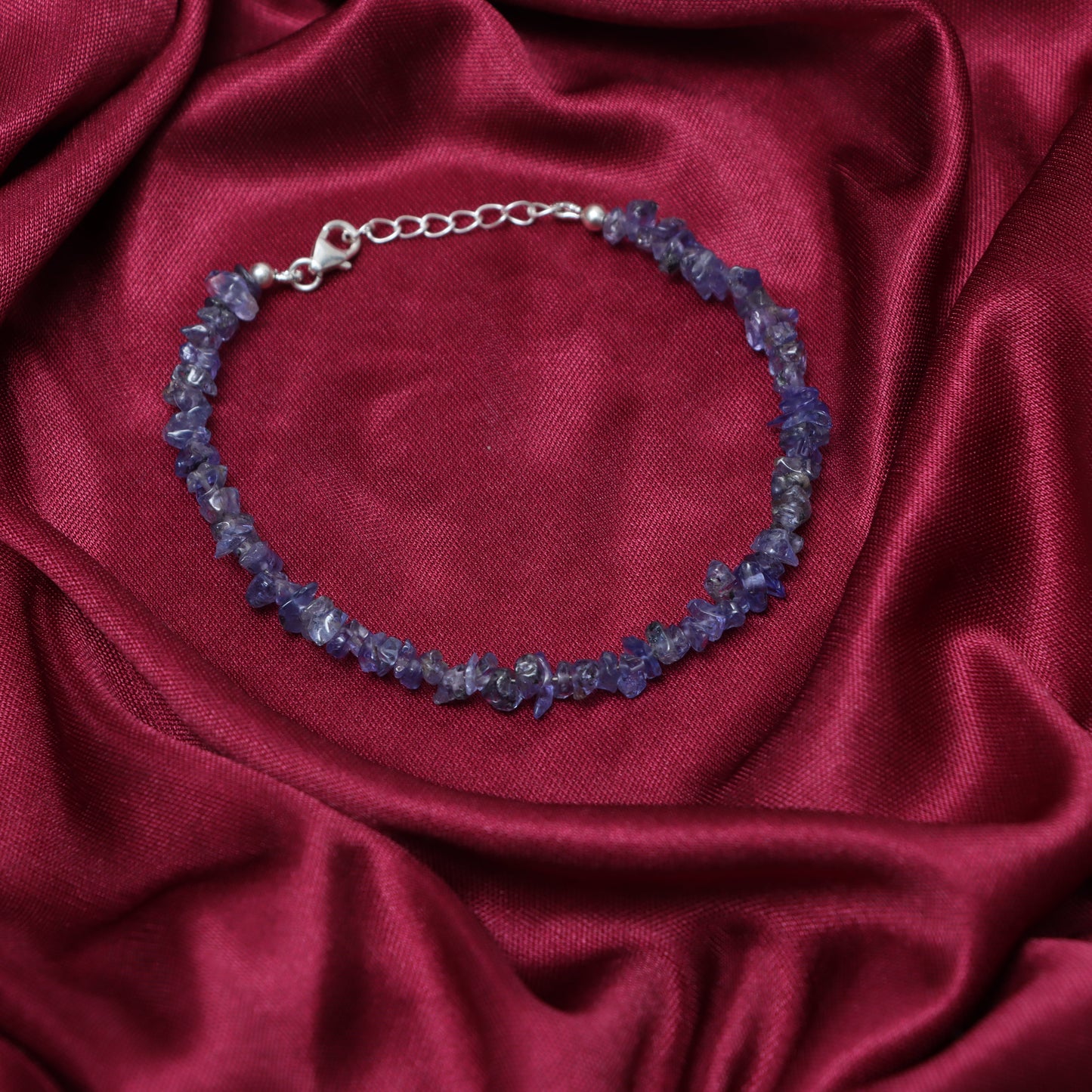 Handmade Tanzanite Birthstone Bracelet for Women – December Birthday Gift