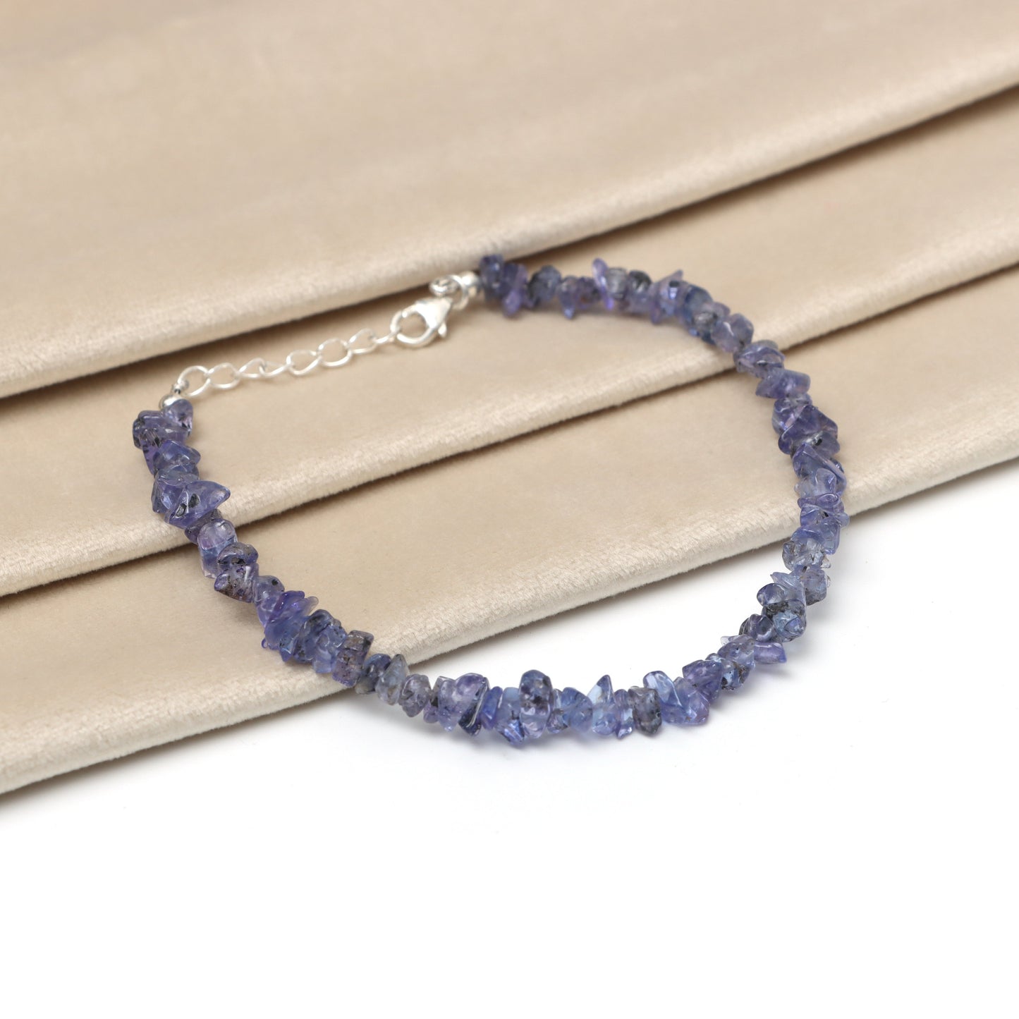 Handmade Tanzanite Birthstone Bracelet for Women – December Birthday Gift