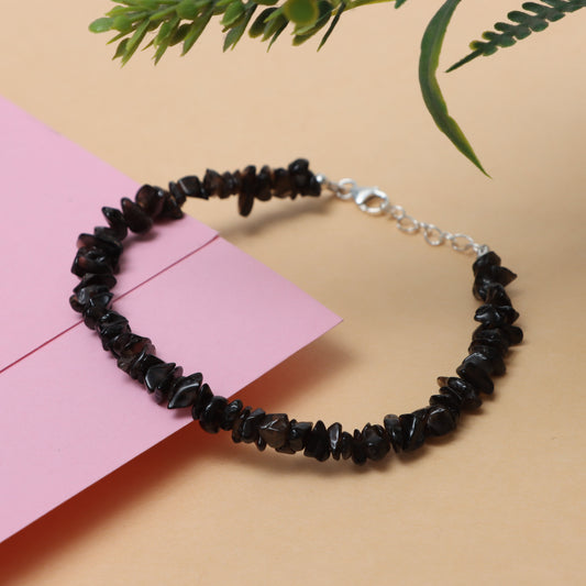 Smoky Quartz Bracelet for Women - June & November Birthstone Bracelet