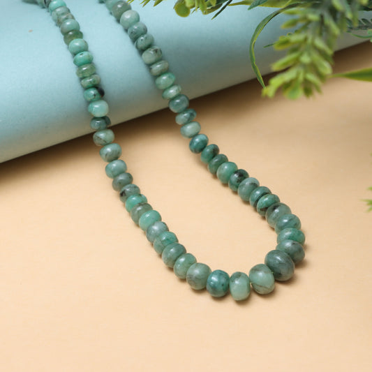 Elegant Handmade Emerald Birthstone Necklace – May Birthday Necklace For Women