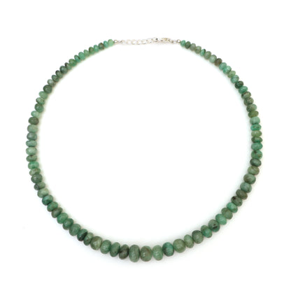 Elegant Handmade Emerald Birthstone Necklace – May Birthday Necklace For Women