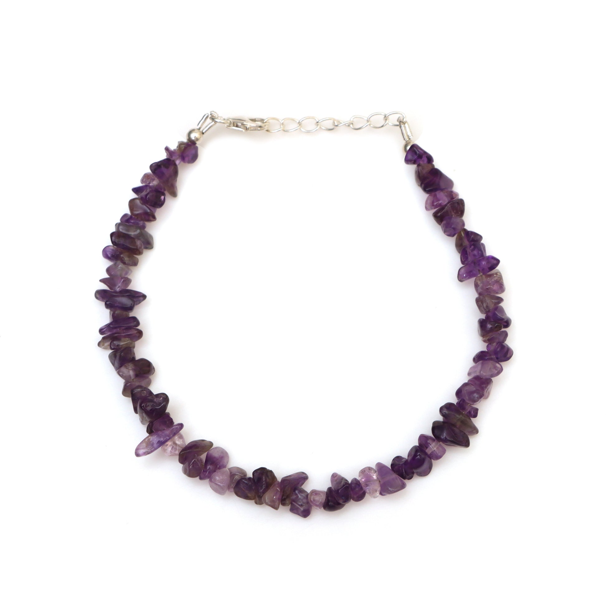 Amethyst Smooth Handmade Bracelet | February Birthstone Bracelet