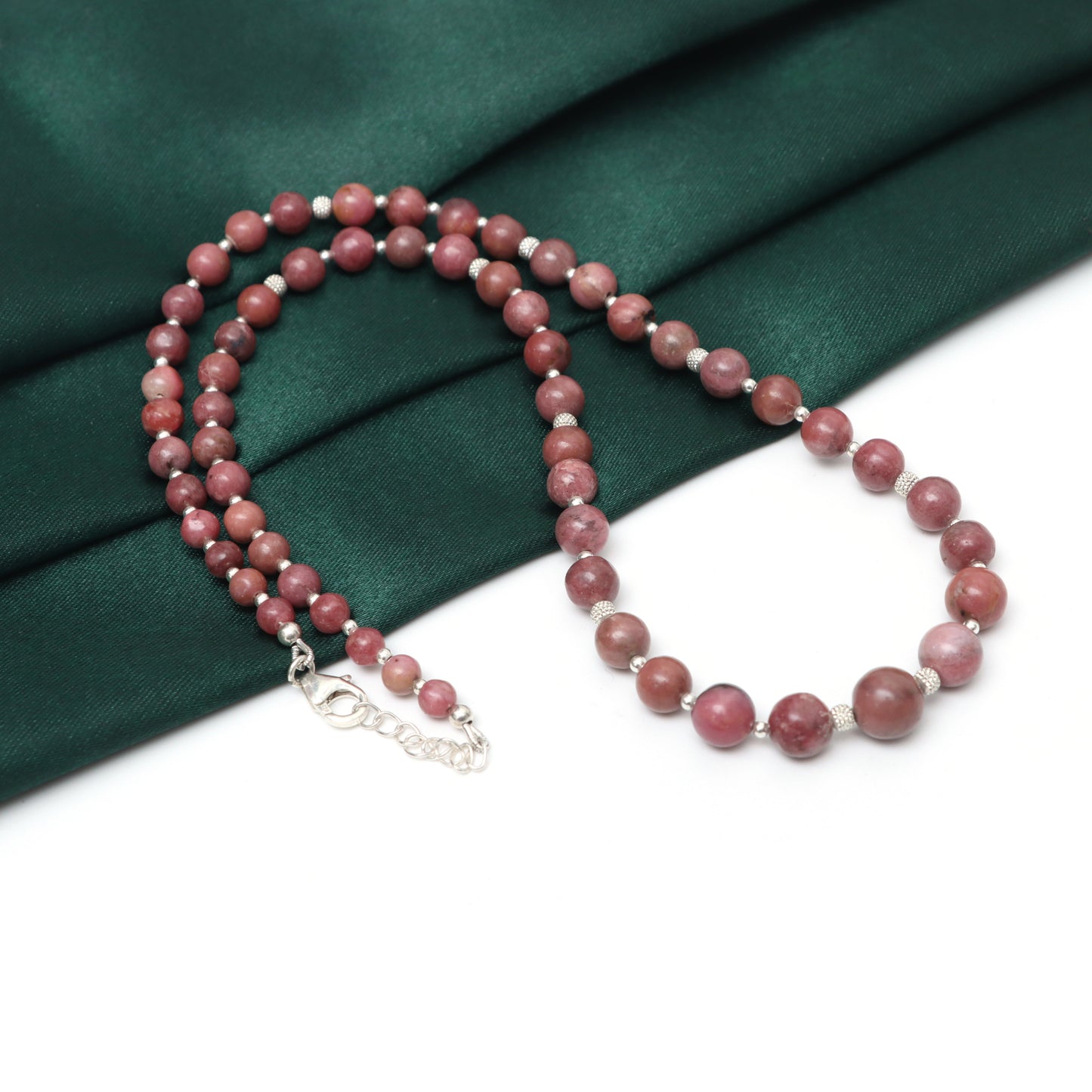 Rhodochrosite Necklace for Women - October & November Birthstone Necklace