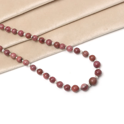 Rhodochrosite Necklace for Women - October & November Birthstone Necklace