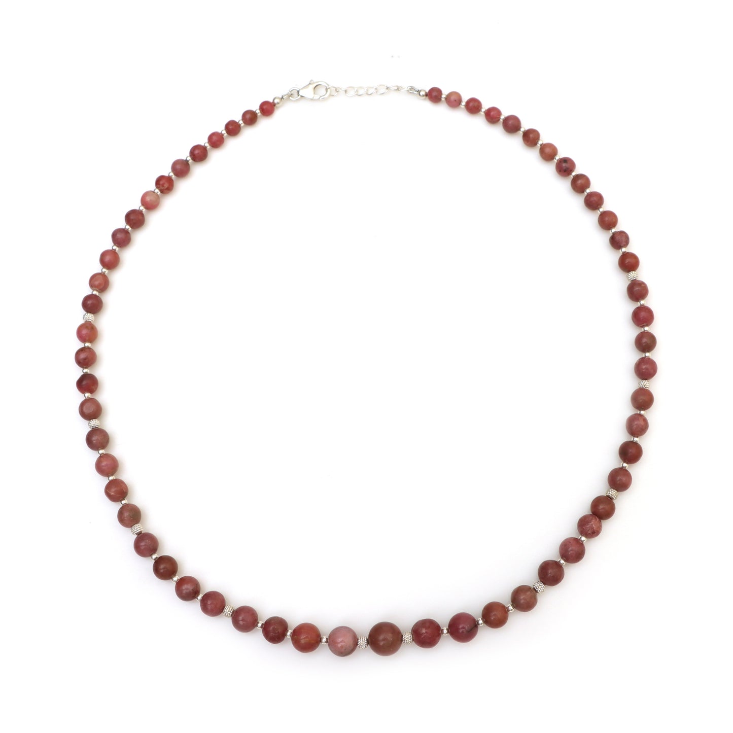 Rhodochrosite Necklace for Women - October & November Birthstone Necklace