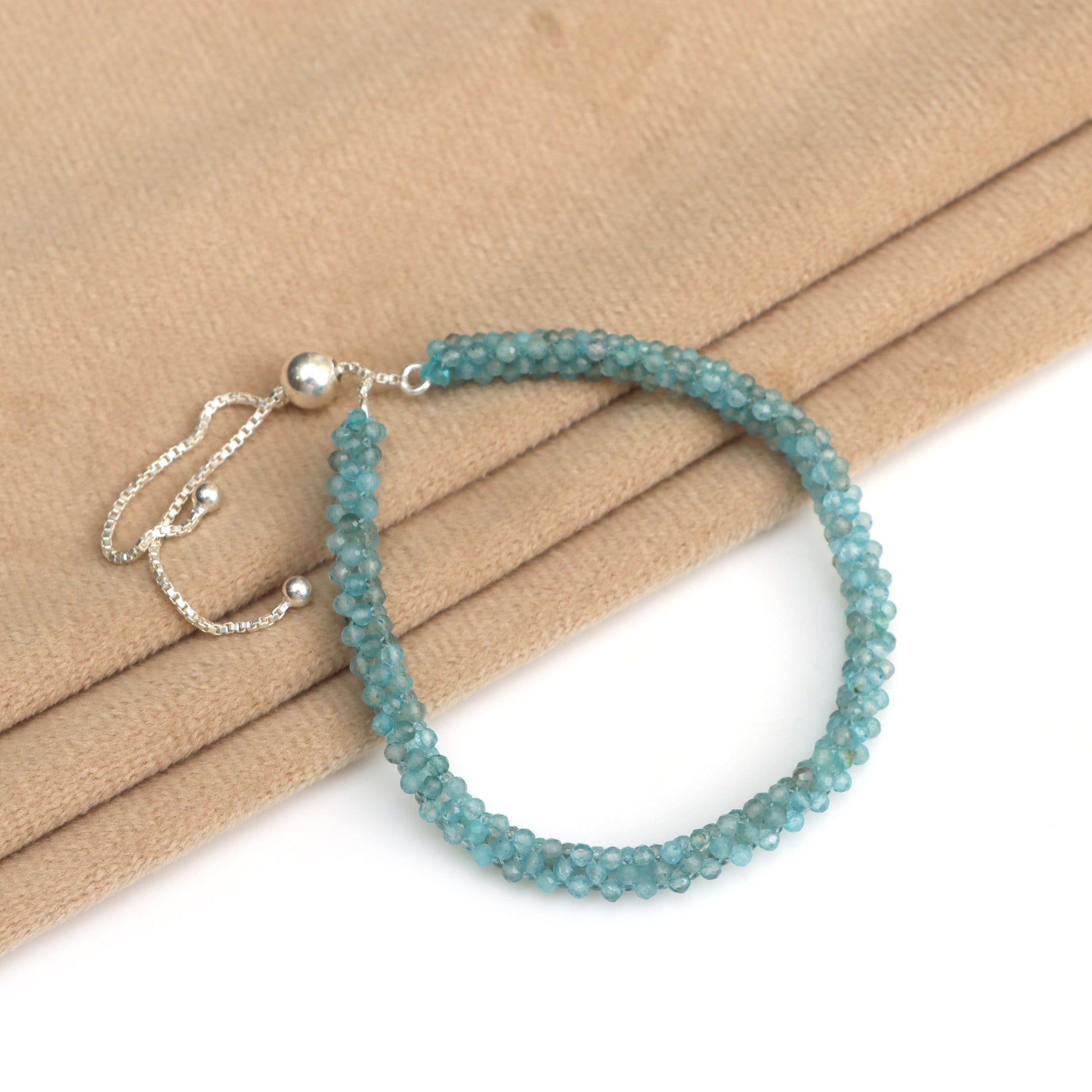 Apatite Bracelet for Women - December Birthstone Bracelet