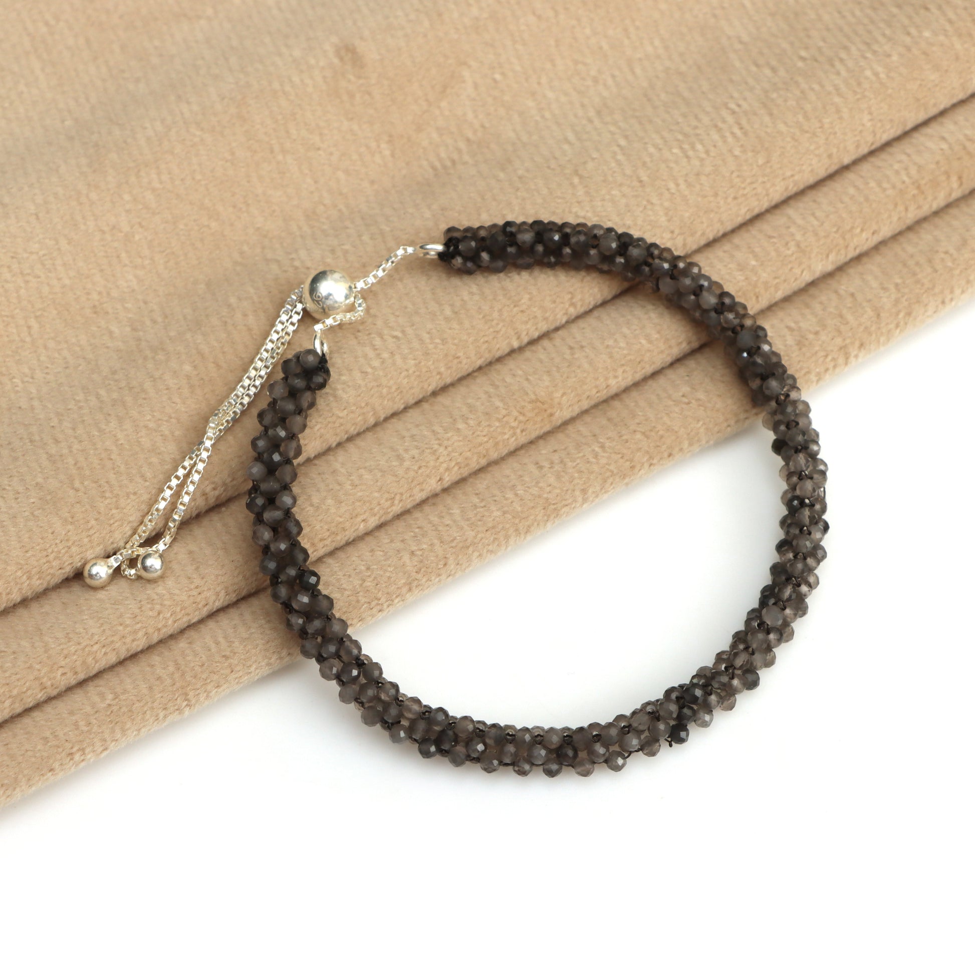 Smoky Topaz birthstone Bracelet for Women - November Birthstone Bracelet