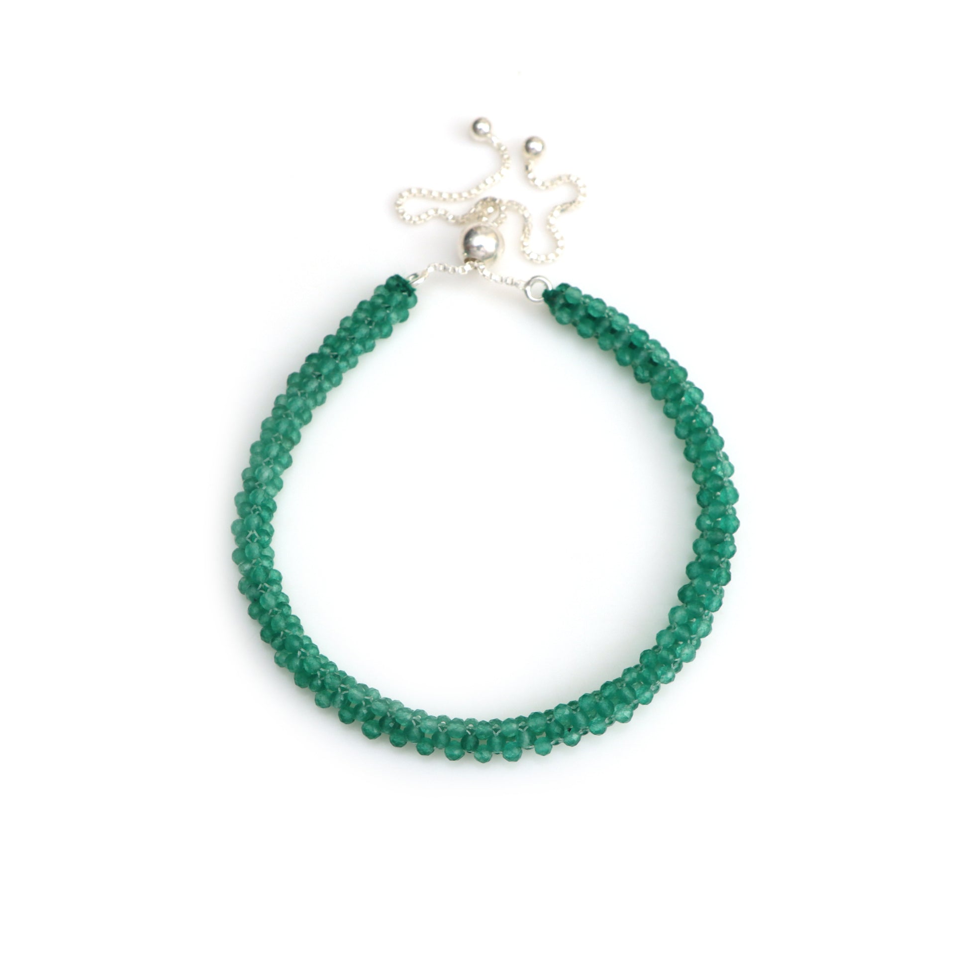 Green Onyx Bracelet for Women - May Birthstone Bracelet