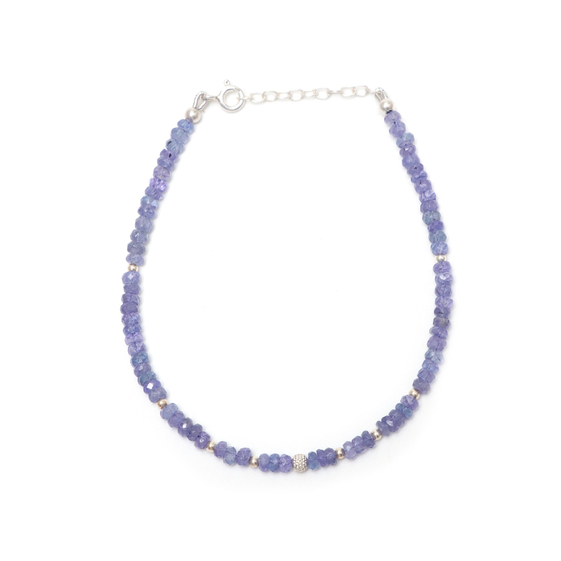 Tanzanite Birthstone Bracelet for Women – Handmade Gift for December Birthdays