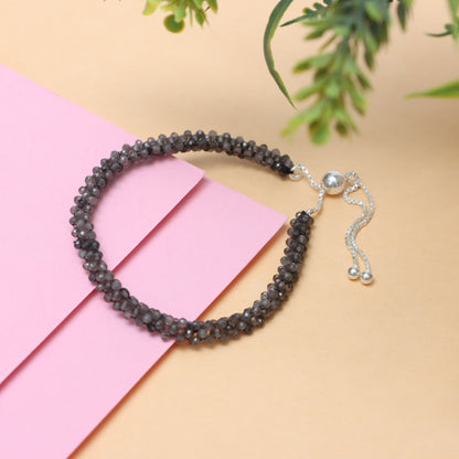 Smoky Topaz birthstone Bracelet for Women - November Birthstone Bracelet