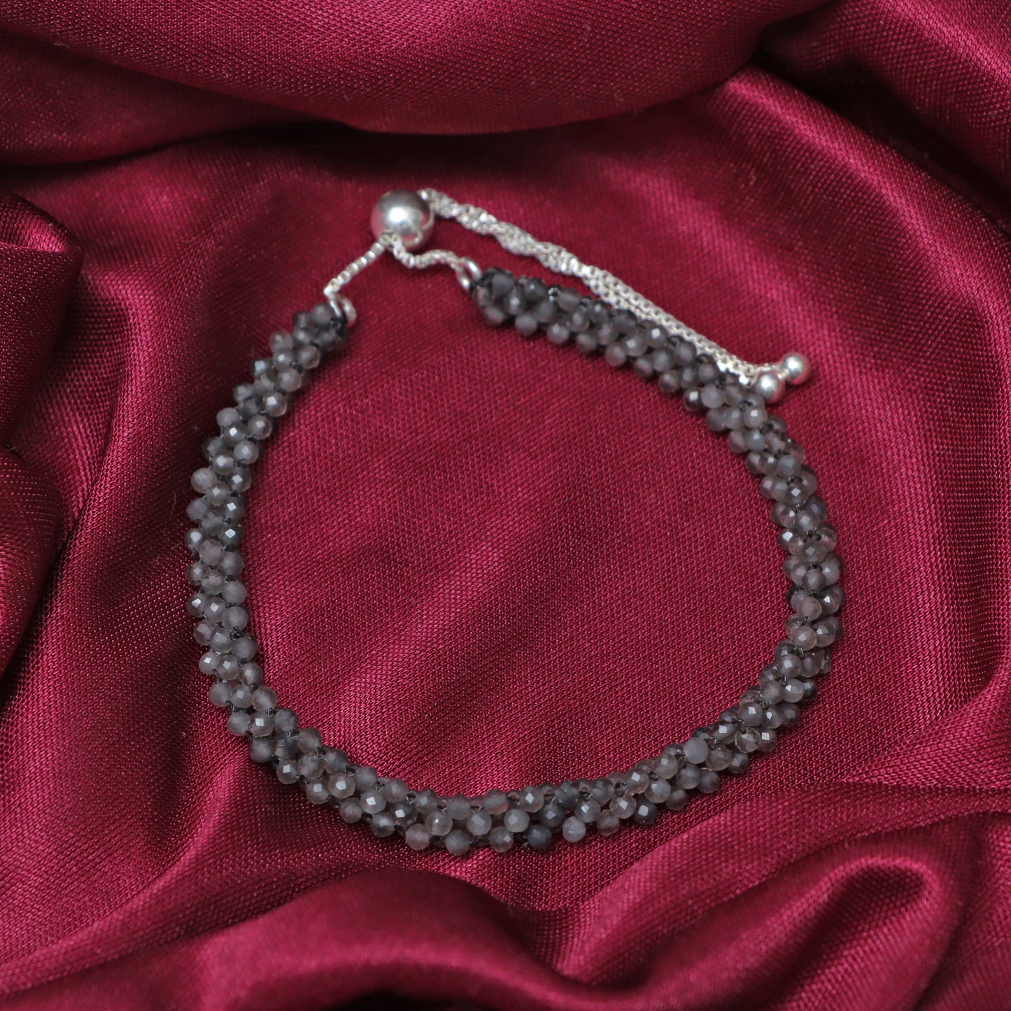 Smoky Topaz birthstone Bracelet for Women - November Birthstone Bracelet