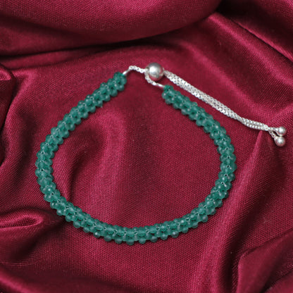 Green Onyx Bracelet for Women - May Birthstone Bracelet