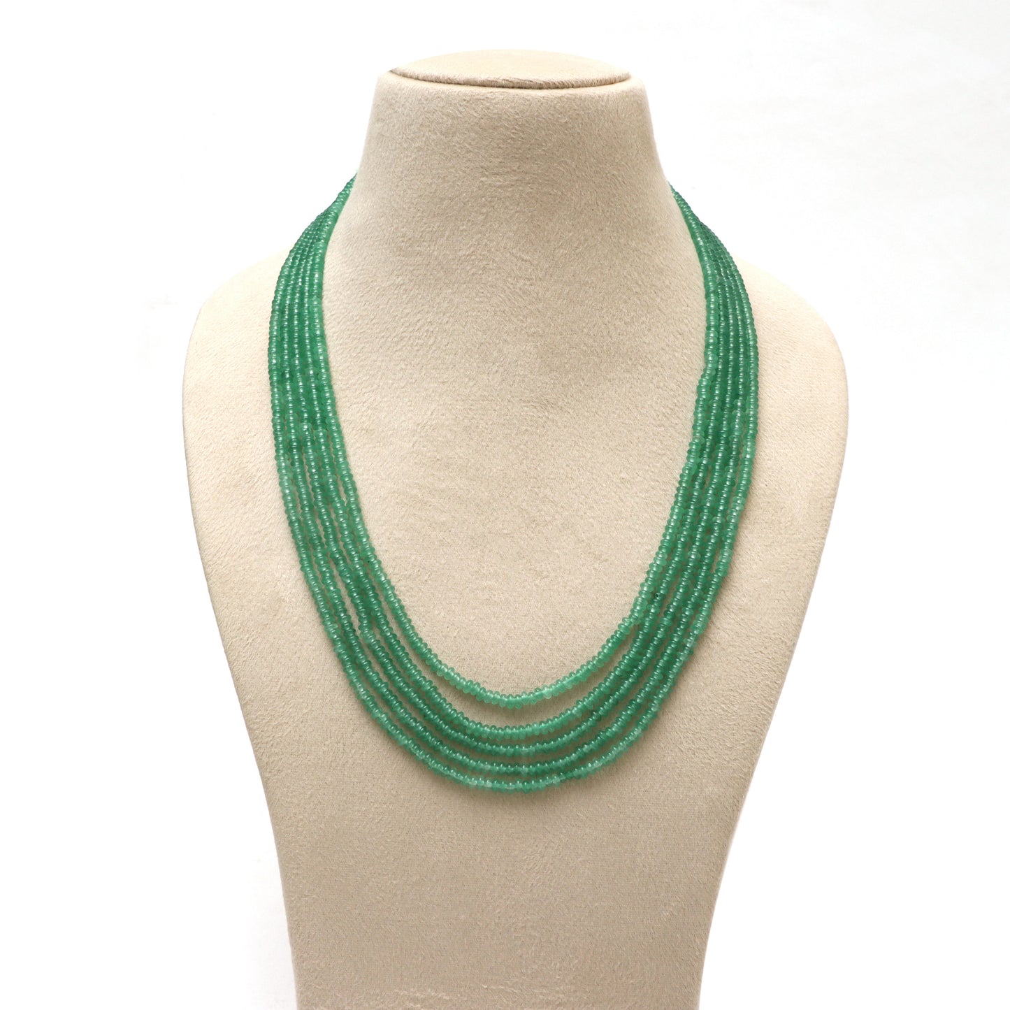 Emerald Color Green Quartz Wedding Necklace for Women