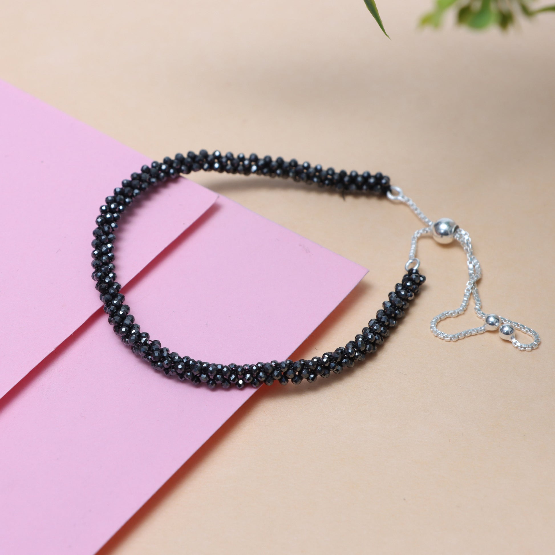 Hematite March Birthstone Bracelet for Women