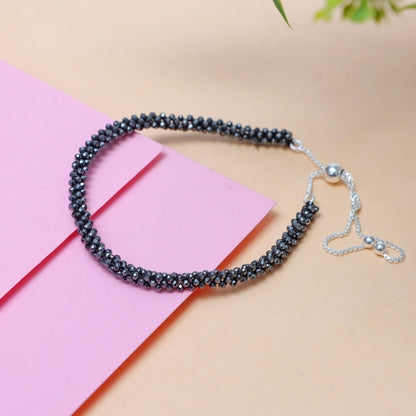 Hematite March Birthstone Bracelet for Women