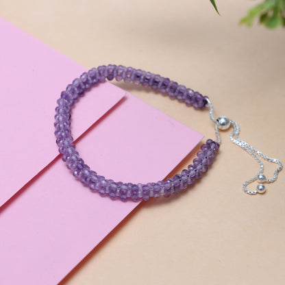 Amethyst February Birthstone Bracelet for Women 