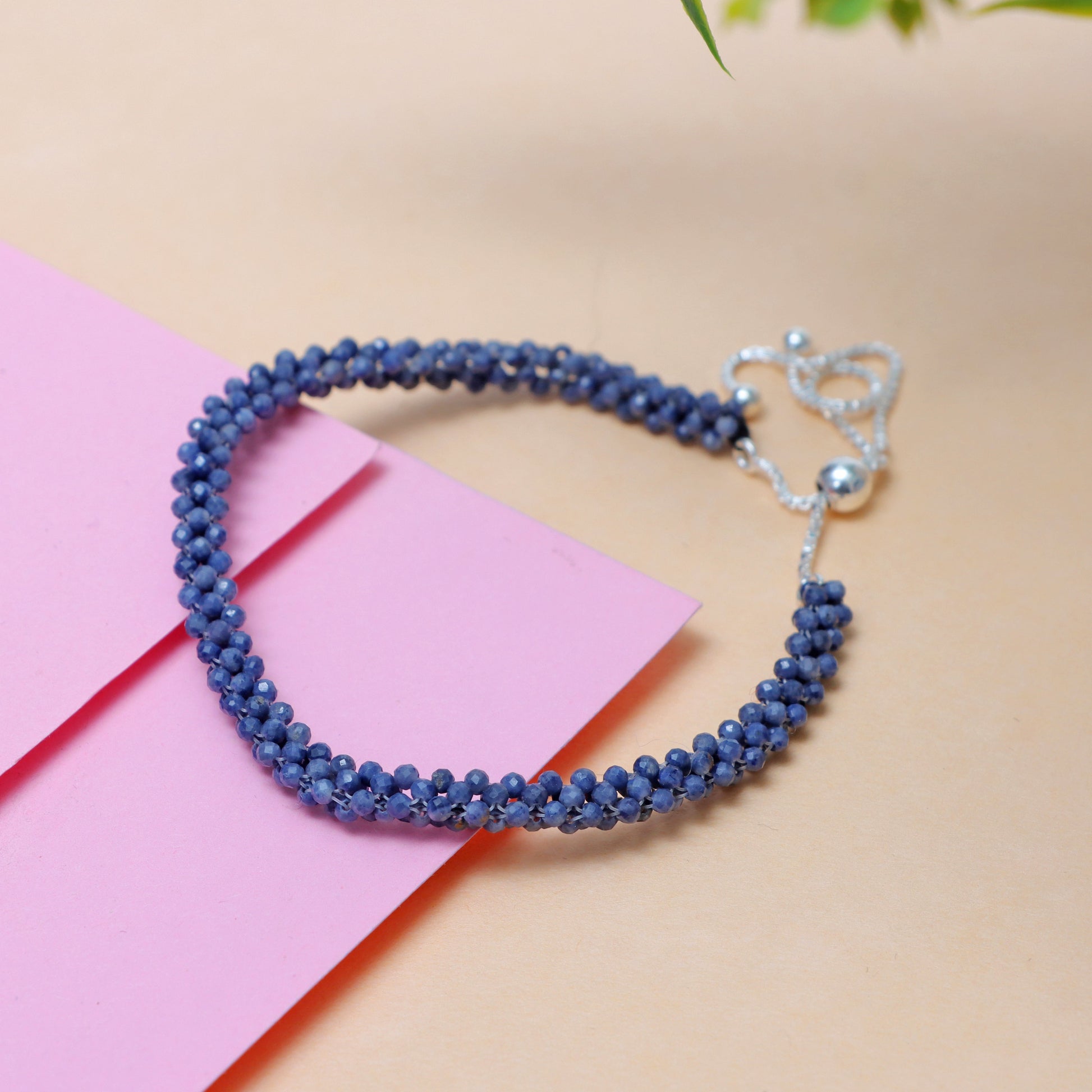 Blue Sapphire September Birthstone Bracelet for Women