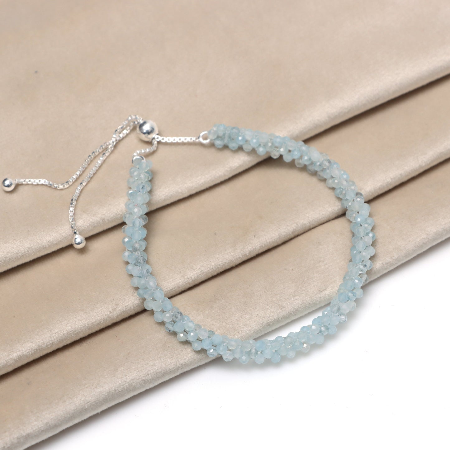 Aquamarine March Birthstone Bracelet for Women