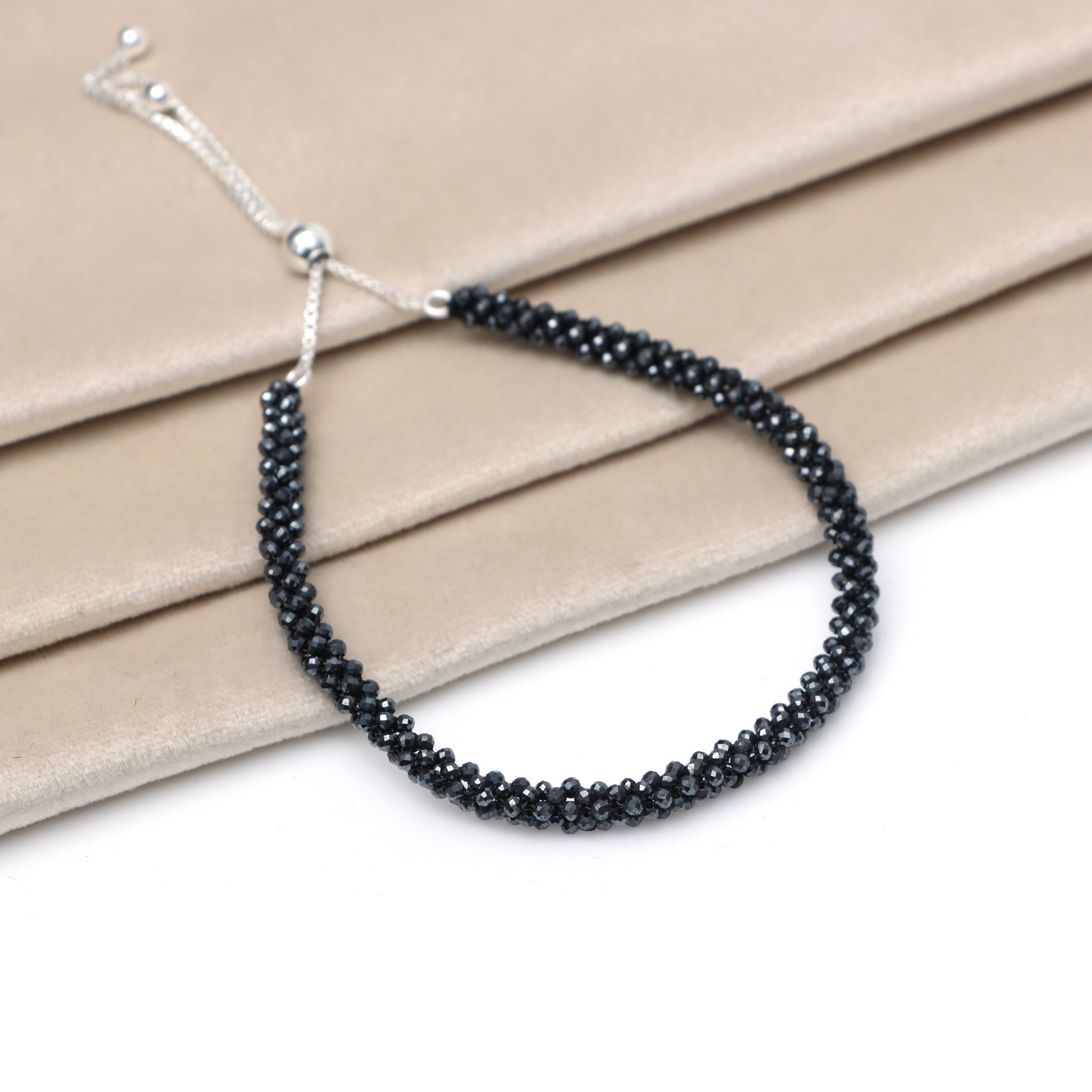 Hematite March Birthstone Bracelet for Women