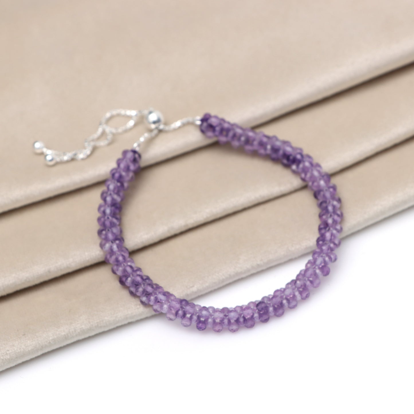 Amethyst February Birthstone Bracelet for Women 