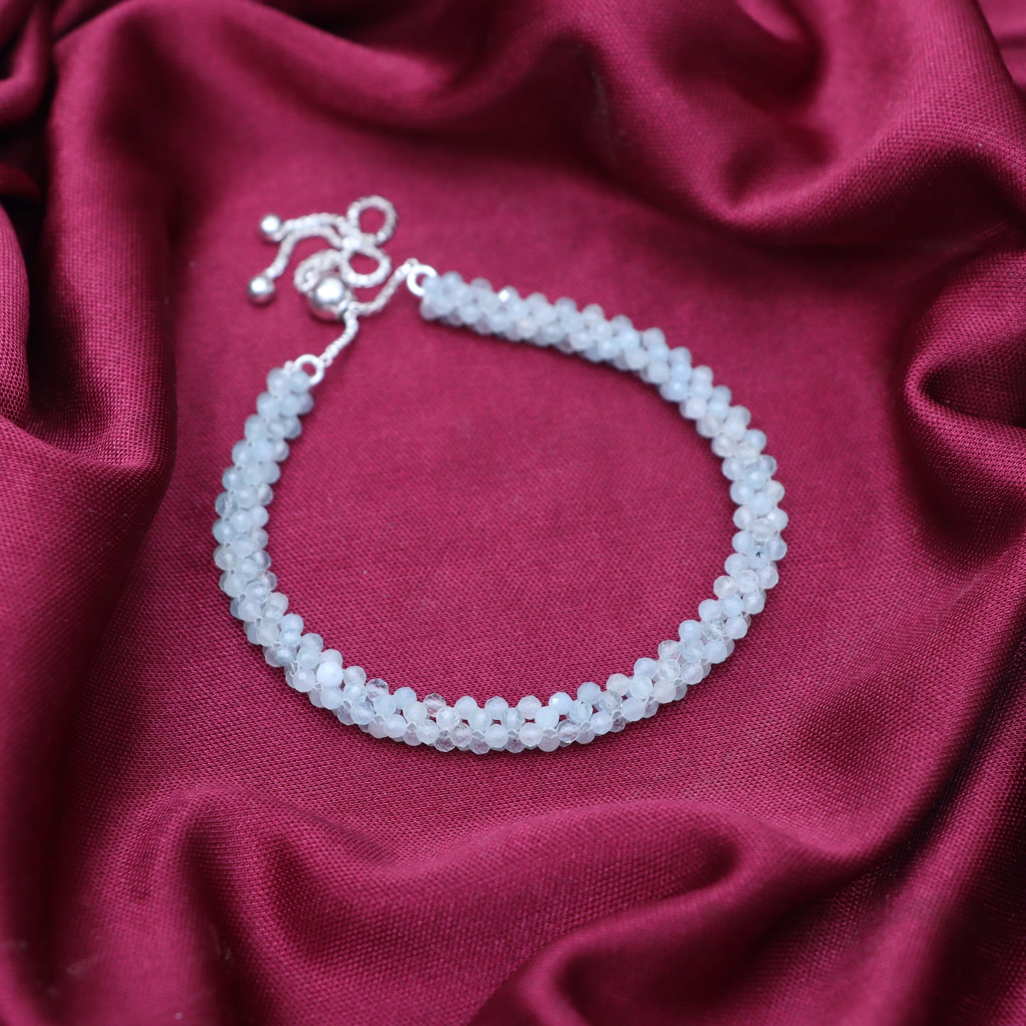 Aquamarine March Birthstone Bracelet for Women