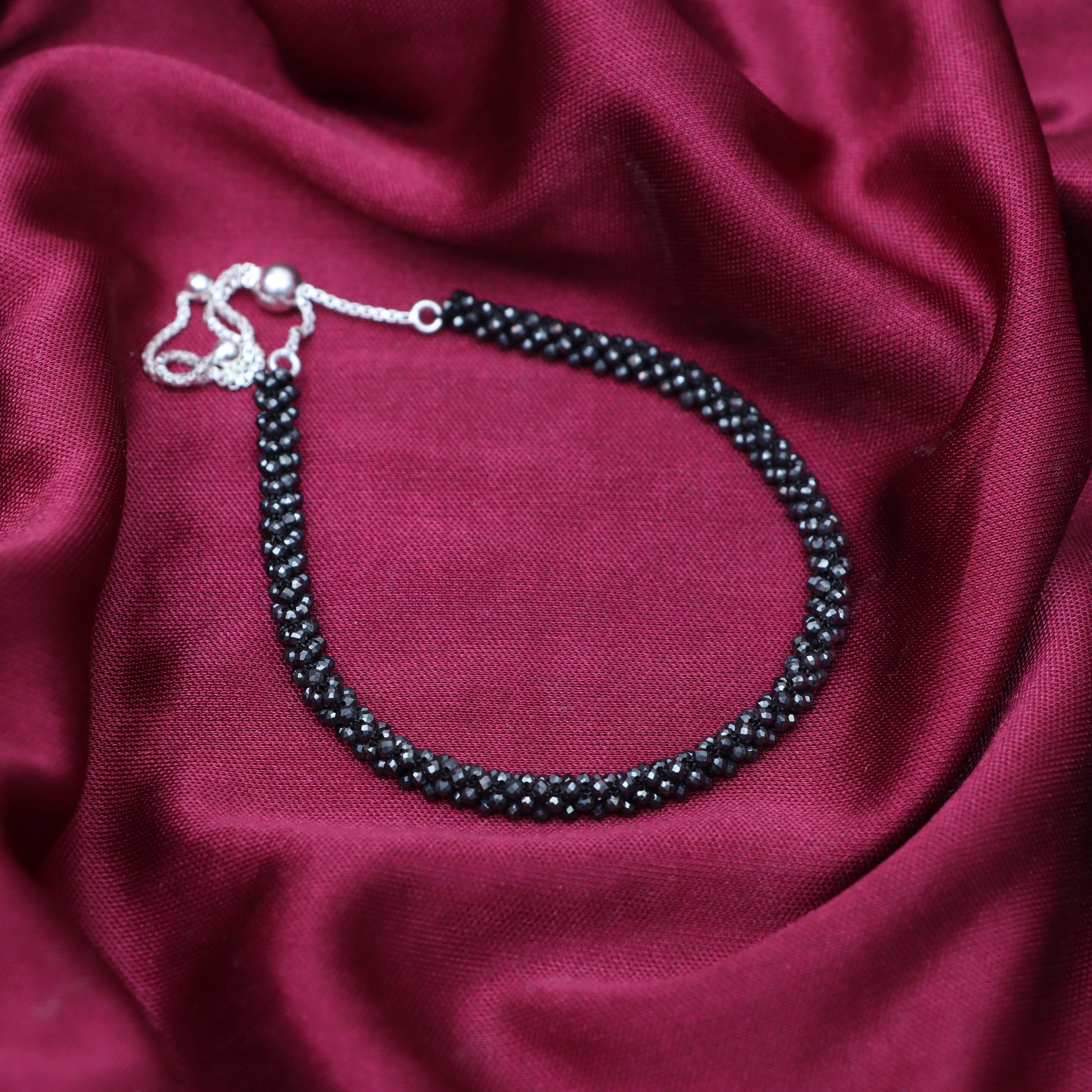 Hematite March Birthstone Bracelet for Women