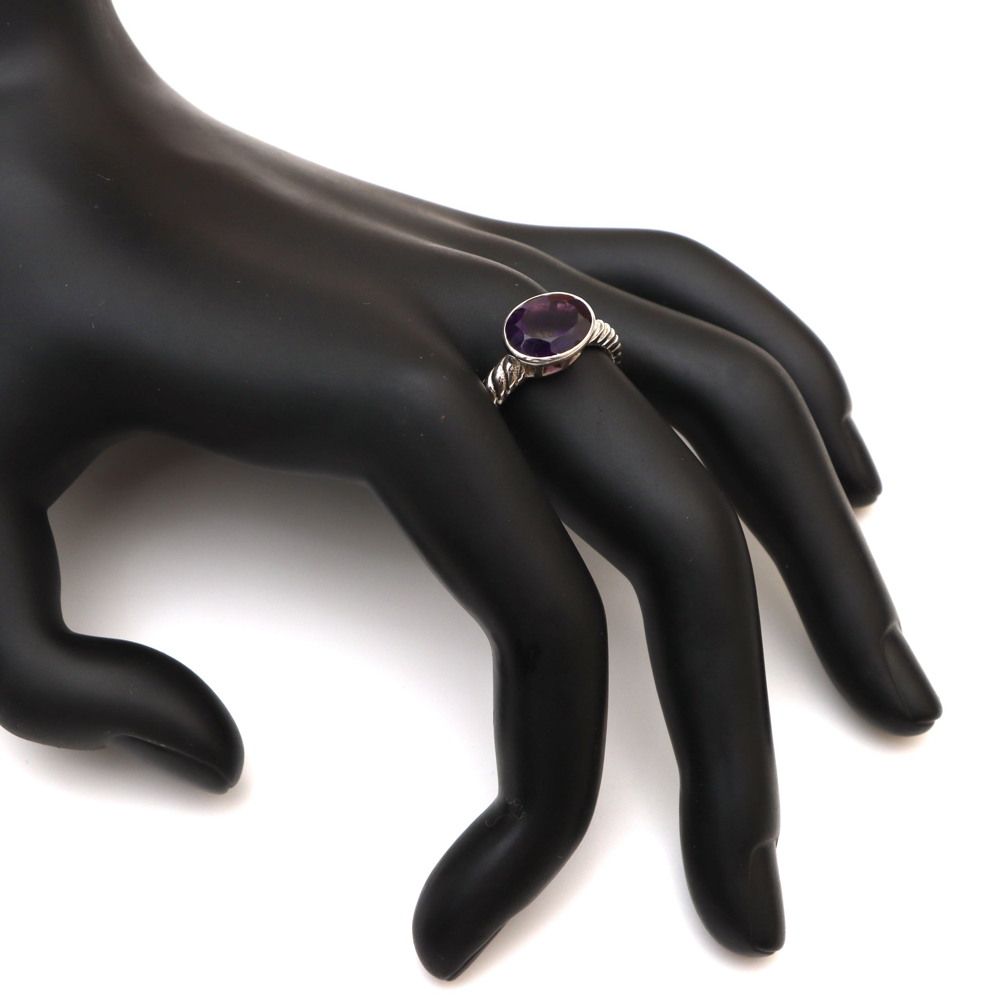 Amethyst February Birthstone Ring for Women