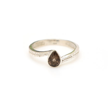 Smoky Quartz November & June Birthstone Ring for Women