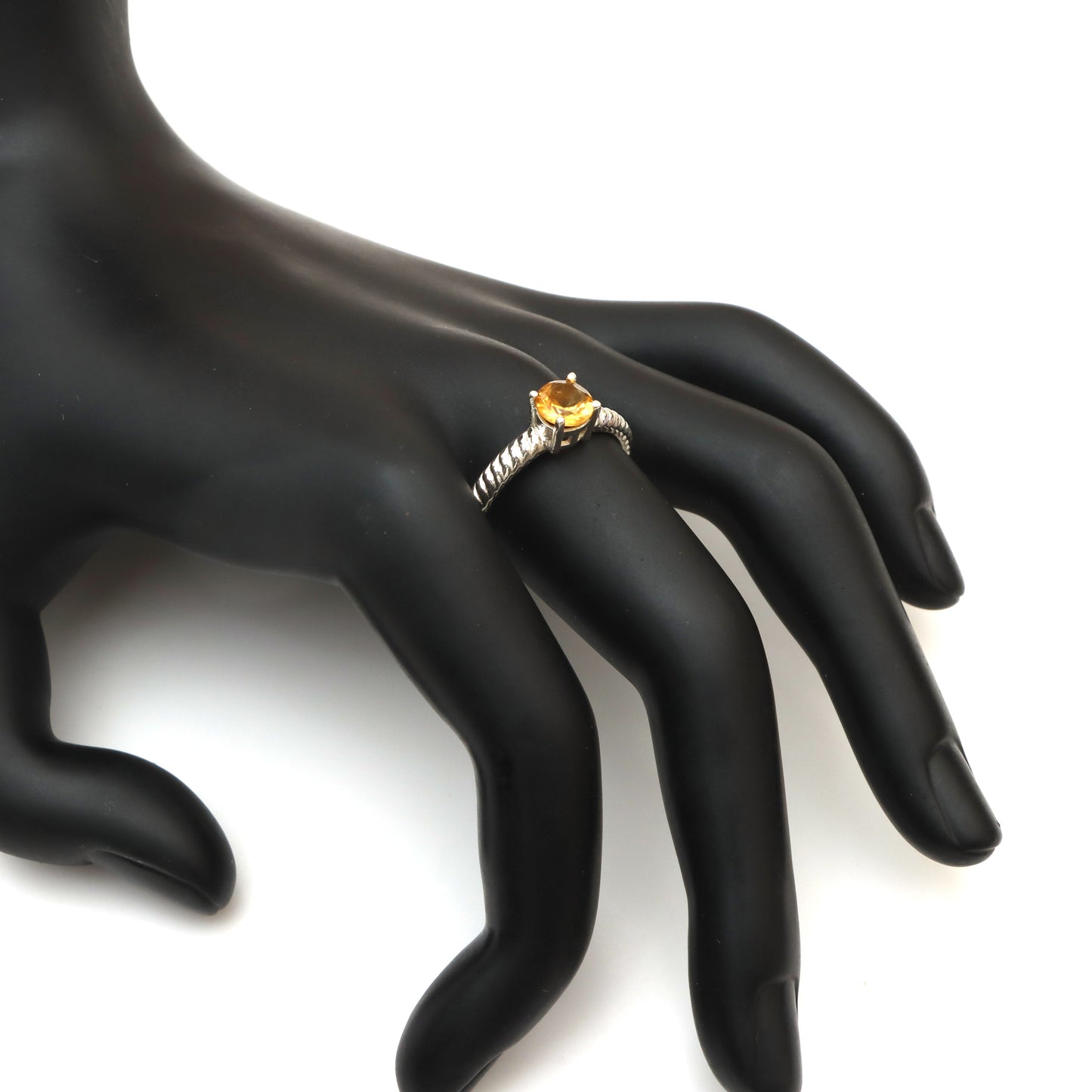 Citrine Ring for Women November Birthstone 