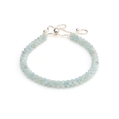 Aquamarine March Birthstone Bracelet for Women