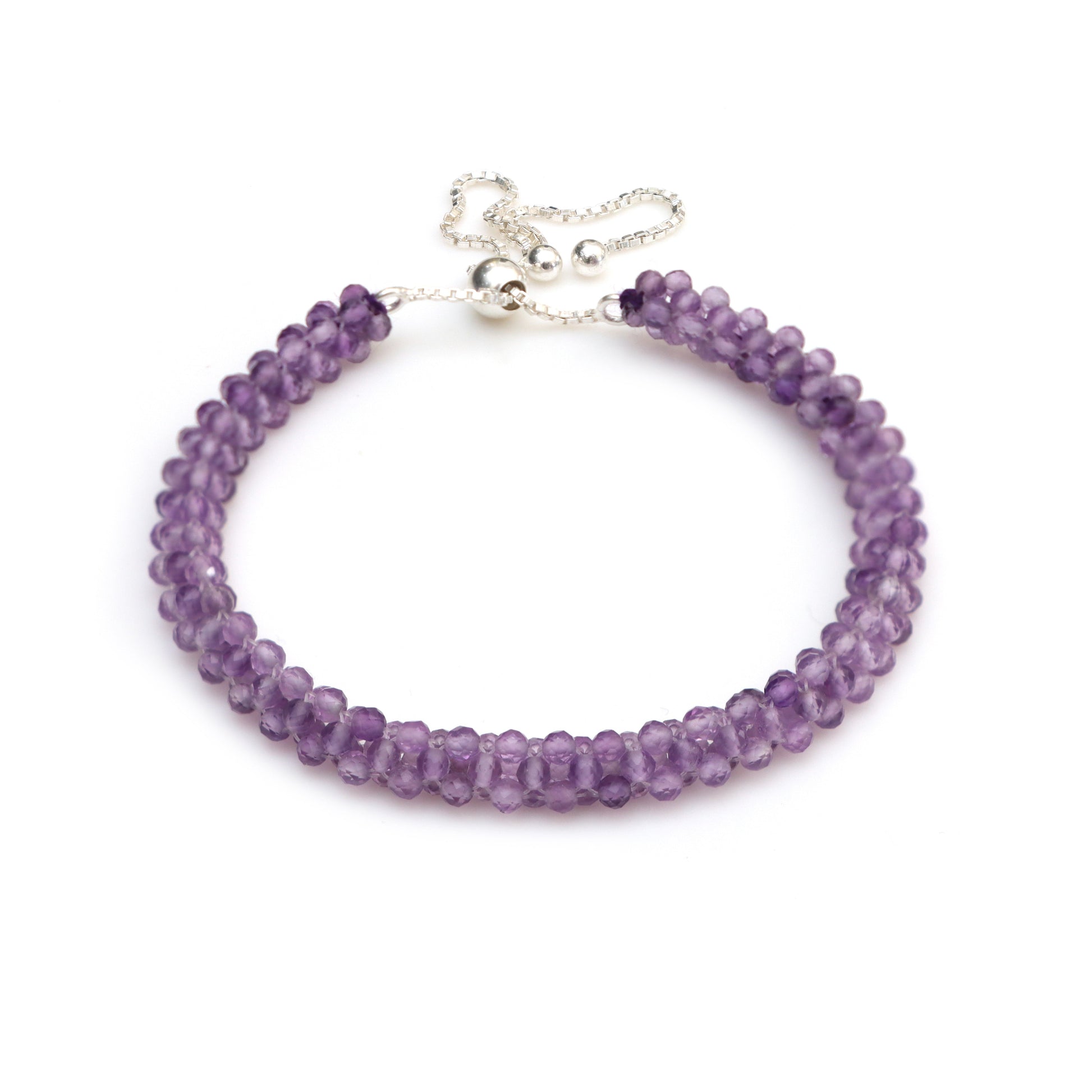 Amethyst February Birthstone Bracelet for Women 