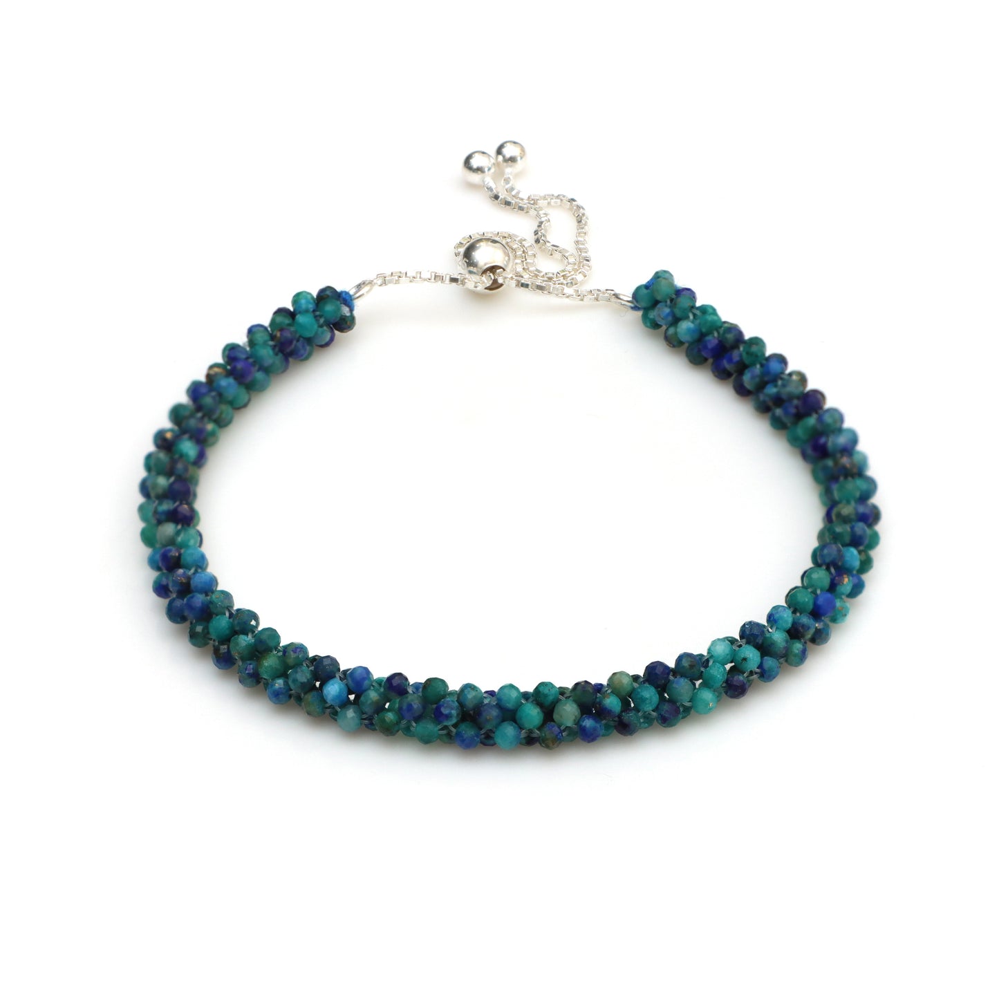 Azurite May Birthstone Bracelet for Women