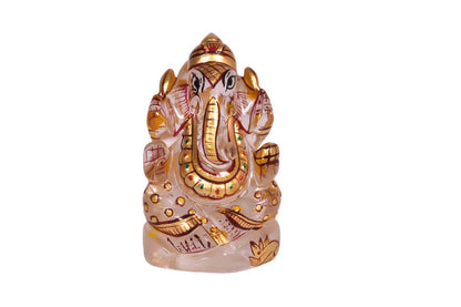 JAIPURWALA GANESH/LORD  SARVASIDDHINATH CRYSTAL GANESHA  STATUE 047