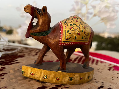 JAIPURWALA ROYAL MEENAKARI GOLD WORK CAMEL 104