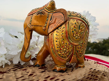 JAIPURWALA ROYAL MEENAKARI GOLD WORK ELEPHANT 093