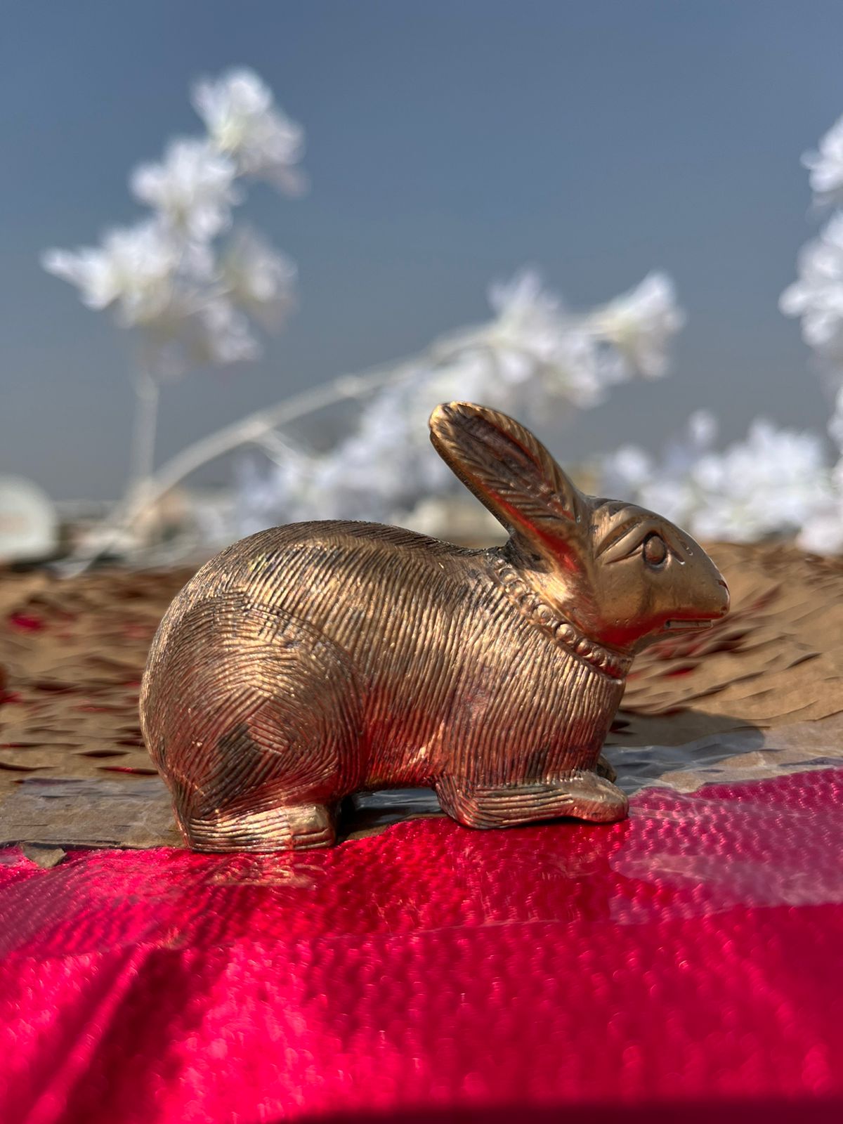 JAIURWALA ANTIQUE RABBIT STATUE 236