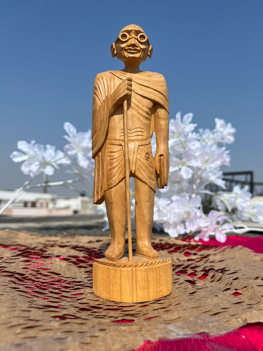 JAIPURWALA GANDHI WOODEN STAUTE 194