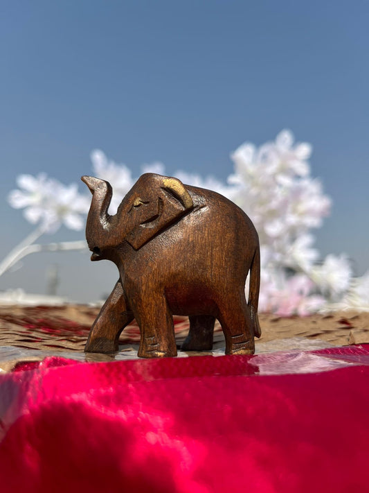 JAIPURWALA WOODEN ELEPHANT STAUTE 246