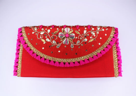 D'ETHNIC Gotta Patti CLUTCH BAG 068