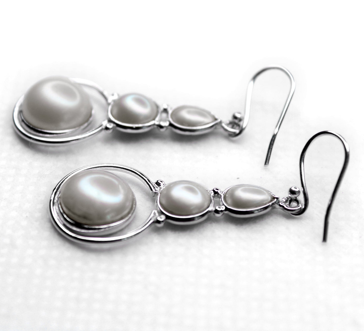 PEARL SILVER EARRING (5GM)