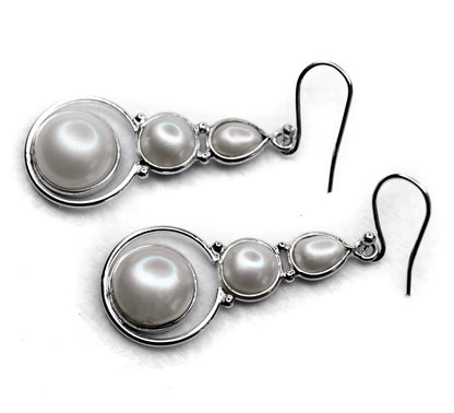 PEARL SILVER EARRING (5GM)